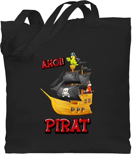 Shirtracer - Baumwolltasche - - Taschen - Ahoi Pirat | Piratenschiff | Piratenmotiv | Piratenparty | Ahoi Piraten | Piraten Schatzsuche | Piratenthema