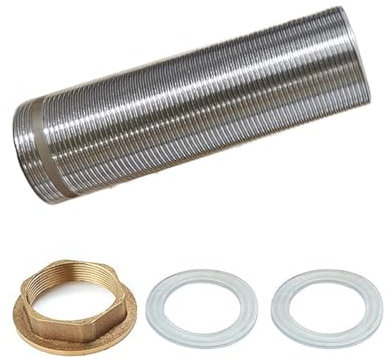 Tuercas de tubo de latón para agua fría y caliente, alargador, tubo roscado, grifo de agua fría, grifos, juego de reparación de tuercas de contratuerca, juego de reparación de fregadero de cocina