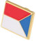 COSMEVIVI Nationalflaggenbrosche Kleiderabzeichen Stimmungspin soziale Batterie anzug mit amerikanischer flagge winken russland fahne russland flagge kreative Brosche Kleidung Dekoration rot