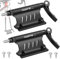 Lot de 2 Supports de Fourche Avant de Siège de Vélo - Alliage d'Aluminium, Montage à Dégagement Rapide, Porte-Roue Arrière de VTT, Porte-Vélo de Voiture
