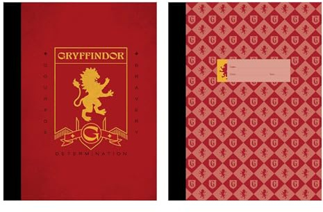 Harry Potter: Gryffindor Composition Notebook Set (Set of 2)