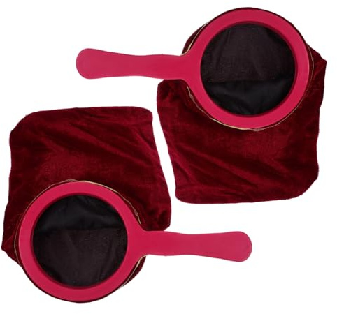 HANABASS 2 pièces Sac pour Tours avec Poignée Torsadée Accessoire de Performance avec Fermeture Éclair pour Tours Illusion Matériaux Durables et Surface Lisse pour Magiciens Débutants et