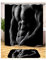 Daesar 3D Duschvorhang Antischimmel Sexy Mann Vintage Duschvorhang aus Polyester-Stoff 150x180 cm