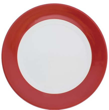 KAHLA 573403A69462C Pronto Colore Speiseteller 26 cm cherry red|roter Essteller aus Porzellan