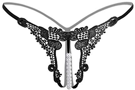 SLITHICE Women Sexy Panties Y-Back G-String (Nblack, L, l)