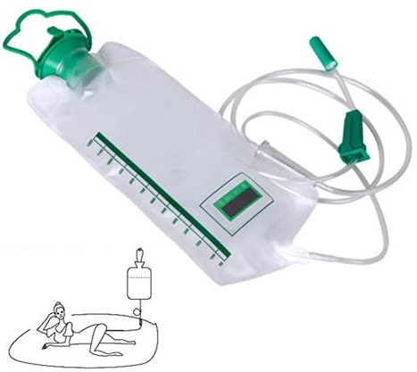 Einlaufgerät - Einlaufbecher, Darmreinigung Intimdusche, Einlauf Set Zur Darmreinigung, Reise-Irrigator-Set, Darmreinigung Irrigator, Premium Einlauf-Set, 1.2 Liter Klistier Set In