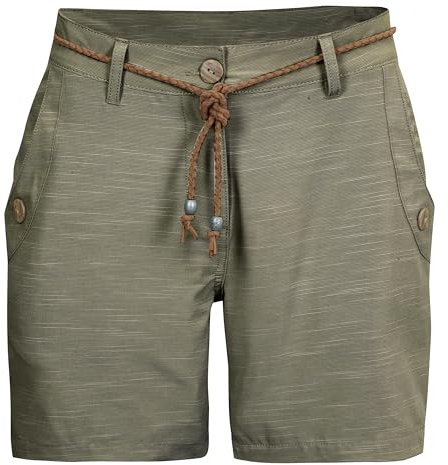 G.I.G.A. DX Damen 89 Wmn Shrts Casual Shorts mit G rtel kurze Hose, Helloliv, 42 EU