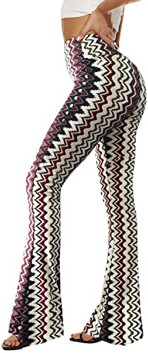 Sundwudu Black Flare Yoga Pants for Women - Soft High Waist Bootcut Leggings Tall & Long Bootleg Pants for Women
