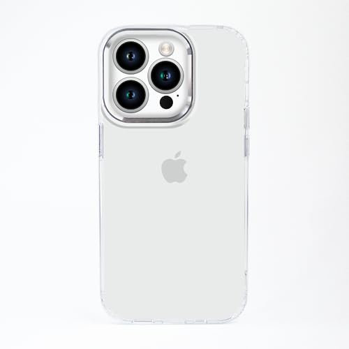Babaco Ultra Hybrid Clear Phone Case with SILVER Metal Frame For Iphone 12/12 PRO