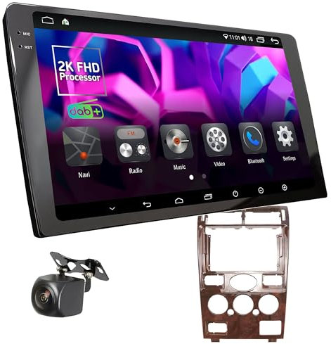 UGAR Compatible para Ford Mondeo MK3 2001-20039 Pulgadas Android 13 DSP 8GB+128GB Dab+ Radio de Coche 2K Full HD Pantalla táctil Navegación GPS