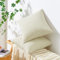 Topfinel 2er Set Kissenbezug 60x60 Creme Kordsamt Maiskorn Muster Kissenbezüge Kissenhülle Dekokissen Sofakissen Couchkissen Deko Kissenhüllen Wohnzimmer