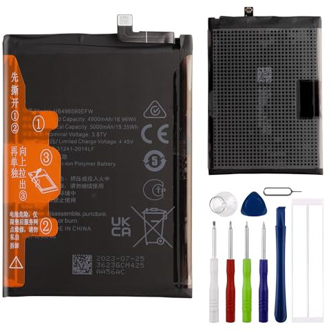 E-yiiviil Batería de repuesto HB496590EFW compatible con Honor X8 X7 X6 5G con herramientas