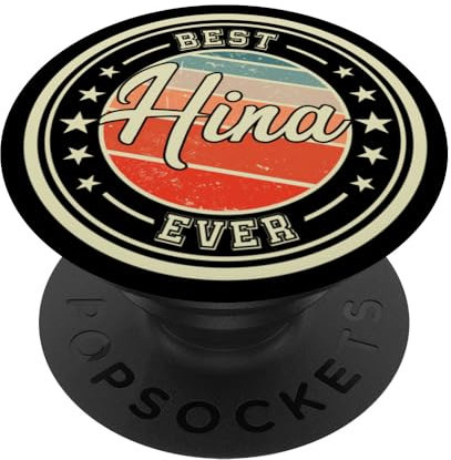 Best Hina Ever lustiger Spruch Vorname Hina PopSockets mit austauschbarem PopGrip