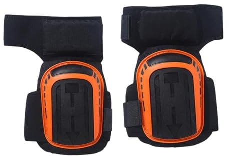 Folpus Genouillères de travail 2 pièces, genouillères de travail, équipement de protection, genouillères en Gel de construction, outils pour volley-ball,
