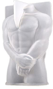 Stampo in silicone per statue 3D per decorazione desktop fatta a mano, gesso, resina epossidica per decorazione domestica
