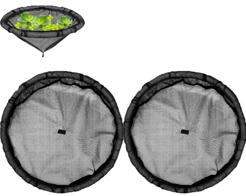 Panier De Protection Flottant Pour Les Nénuphars,2 x Barrière Flottante,Île De FloreFlottante,45 Cm Avec Maille Pour Étang, Développement Optimal Des Et Inhibition Des Algues,améliore La Qualité L'eau
