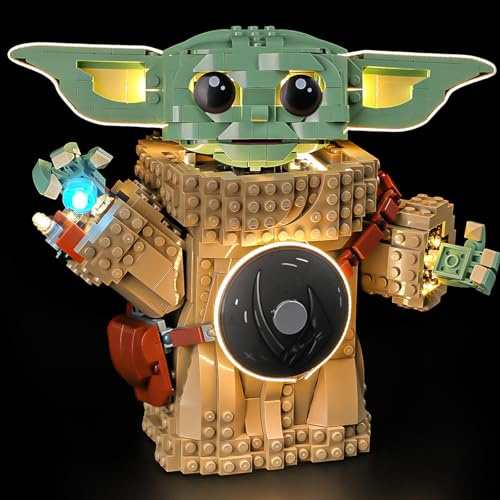 BRIKSMAX LED Beleuchtung für LEGO Star Wars Grogu (Mandalorianers) 75446, kompatibles Licht Set für Bausteine - Ohne Lego Set, Premium Deko licht für Modellbau für Home Deko, Geschenk für Erwachsene