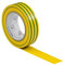 CABLEPELADO Cinta aislante para instalaciones eléctricas - Cinta adhesiva - Cinta eléctrica - Autoadhesiva y resistente para proteger - 19 mm x 20 metros - Amarillo-Verde