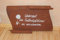 BADEKO Grosse Schriftrolle aus Metall Edelrost, Unkraut. 53 x 32 cm, Schild, Tafel