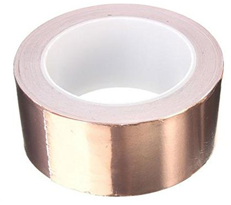 Demarkt EMI Tape Folie Klebeband Klebeband Selbstklebend Abschirmband Kupferfolie Kupferband Schneckenschutz für Gitarren und EMV/EMI Abschirmung