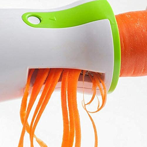 vabiono Julienne Spiralschneider Gemüse-Spaghetti Schneider Weiß-Grün