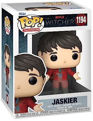 Funko Pop! TV: Witcher - Jaskier - (Red Outfit) - Rittersporn - The Witcher - der Hexer - Vinyl-Sammelfigur - Geschenkidee - Offizielle Handelswaren - Spielzeug Für Kinder und Erwachsene - TV Fans