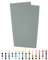 Sandras-Bastelladen 2er Set Kerzen Verzierwachsplatten - 200 x 100 x 0,5mm Grau