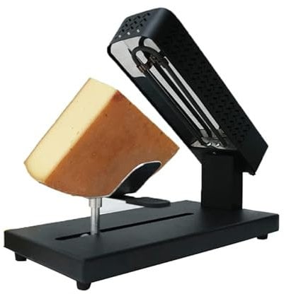 CÉCOA • Raclette Traditionnelle Électrique 400W • Support Fromage Coulissant & Pivotant • Fonte Rapide & Homogène • Appareil à Raclette Authentique • Idéal 6-8 Personnes • Fromage Fondant & Gourmand