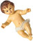 Garneck 1stk Religiöse Heilige Kinderverzierung Krippe Jesuskind Jesus Figur Wohnkultur Minifigur Religiöses Heiliges Kinderornament Puppe Modell Harz Haushalt Baby Weiß