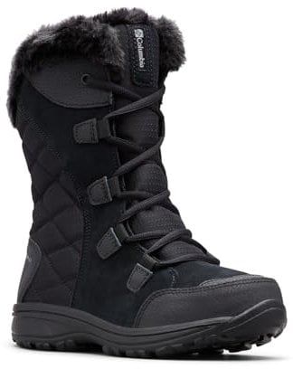 Columbia Ice Maiden 2, Stivali da neve Donna, Black/Columbia Grey 2024 , 38 EU