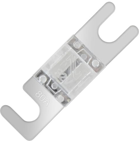 4 Stk. SeKi Mini ANL Sicherung 80A; für Auto LKW Motorrad Boot HiFi; Flachsicherung