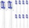 Replacement Toothbrush Heads Compatible with Colgate 360 Deep Clean Battery Powered Toothbrush, 10 Pack, White