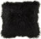 Kuhfelle Online & Nomad Tibet Lammfell Kissenbezug mit weichen Löckchen 50 x 50 cm (Schwarz)