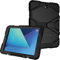 TECHGEAR Schutzhülle für Samsung Galaxy Tab S3 9.7 Zoll (SM-T820 Series) - Robuste Heavy Duty Schutzhülle Panzer Überlebenszeit mit abnehmbaren Ständer Schule, Kids, Bauunternehmer Fall - Schwarz