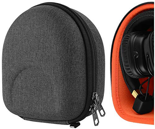 Geekria Tasche Kopfhörer für Marshall Major, Major II, Major III, Monitor Bluetooth Wireless Over-Ear Headphone, Schutztasche für Headset Case, Hard Tragetasche