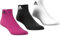 adidas Light Ank 3pp, Socks Uomo, Real Magenta/Black/White, XS