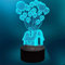 Jinson well 3D Ballon House Lampe optische Illusion Nachtlicht, 7 Farbwechsel Touch Switch Tisch Schreibtisch Dekoration Lampen mit Acryl Flat Base USB Spielzeug