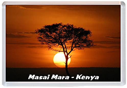 Masai Mara - Kenya - 96 x 67mm Jumbo Fridge Magnet/Magnets BBSFM643