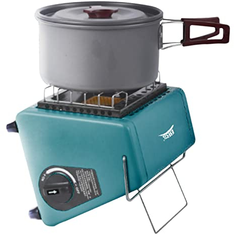 Tragbare Gasheizung, Mobile Gasheizung Camping Heizung Gasheizer, Zeltheizung Für Camping, Gas Heizungen Gasheizung, BRS-H23 2-in 1Schnellheizgasheizung Tragbarer Heizpilz Für Outdoor Camping