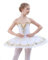 FONLAM Ballettkleid für Mädchen Tänzerin Kostüm Balletttrikot Tanzkleid Tanztrikot Ballettkleidung Besticktes Ballett Tutu Kinder (Weiß, 7-8 Jahre)