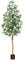 CROSOFMI Künstliche Ficus Pflanzen 180cm Groß Fake Tropische Plastik Pflanze im Topf für Indoor Outdoor Haus Büro Garten Moderne Dekoration（1 Pack）