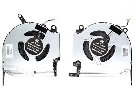 VENTILATEURS CPU & GPU COMPATIBLE POUR PC PORTABLE HP OMEN 16-K / 16-N Pro / 16-K0013DX / 16-K0023DX - N18100-001 / N18099-001