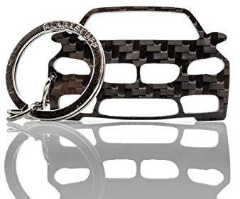 BlackStuff Porte-Clés En Fibre De Carbone Compatible Avec F10 F11 5 Series Voiture