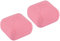 NUODWELL 2 Stück Reise-Seifenschalen, wasserdicht und auslaufsicher, quadratisch, kleine Seifenschale mit versiegeltem tragbaren Zubehör für Zuhause und draußen (Pink)