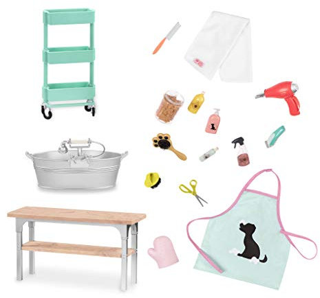 Our Generation Doll & Pet Accessories - Pet Grooming Set - for 46cm Dolls - for Ages 3, 4 and up