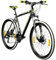Galano 27,5 Zoll 650B MTB Toxic Mountainbike Scheibenbremsen Shimano (schwarz/grün, 51 cm)