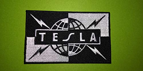 A619 Aufnäher TESLA 9 x 5,5 cm