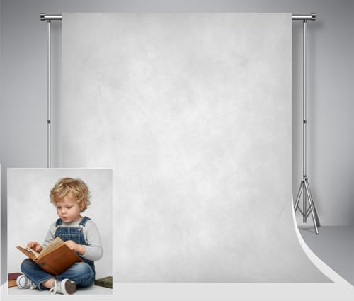 Kate Backdrop 2x3m Silver Grey Background White Grey Photography Backgrounds Portrait Photography Tinge Backdrop Props for Studio Shooting
