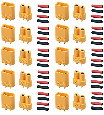 HUAZIZ 10 Paar XT30 Connector XT30 Männlich Weiblich Stecker-Hochstrom Stecker für RC Lipo Akku