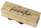 Artoz Stempel – Holzstempel – „Wir heiraten“ – 20 x 60 mm – Motivstempel zum Kartenbasteln für Einladungen zur Hochzeit oder Save the Date-Karten